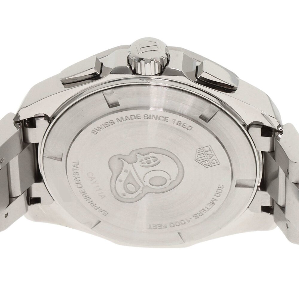 TAG Heuer CAY111A Aquaracer Chronograph Watch, Stainless Steel/SS, Men's - Picture 7 of 16